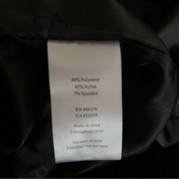 SAMUEL DONG BLACK STRETCHY RUFFLE SLEEVELESS MINI DRESS BLACK COCKTAIL DRESS - Picture 6 of 15